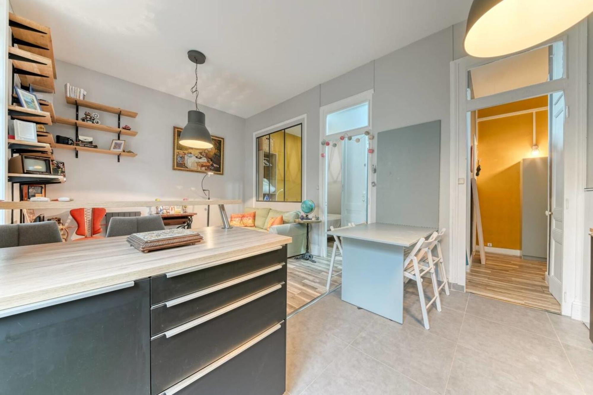 Le Garden City - Bel Appartement Avec Jardin Prive 维勒班 外观 照片